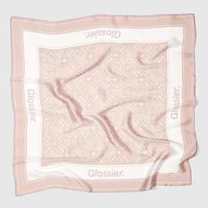 Glossier 2020 holiday silk-like satin scarf